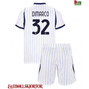 Inter Milan Federico Dimarco #32 Borta Kläder Barn 2026-27 Kortärmad (+ Korta byxor)